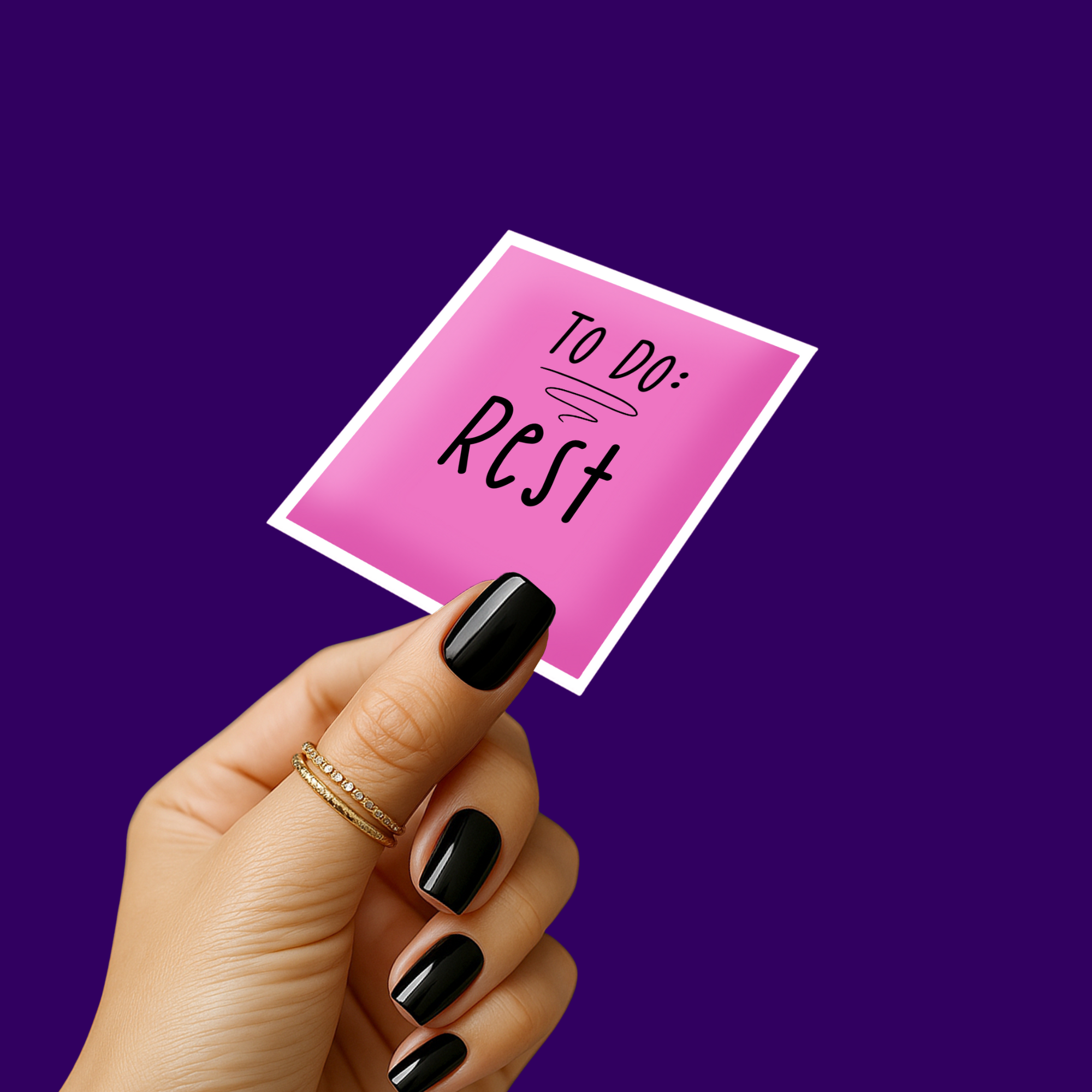 To Do: Rest Sticker