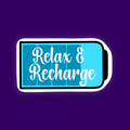 Relax and Recharge Sticker