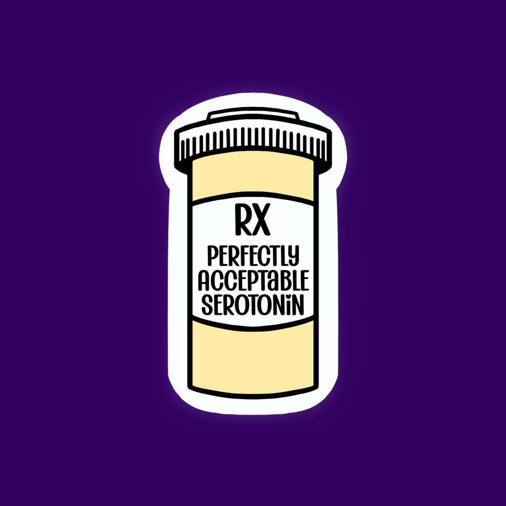 Serotonin Sticker