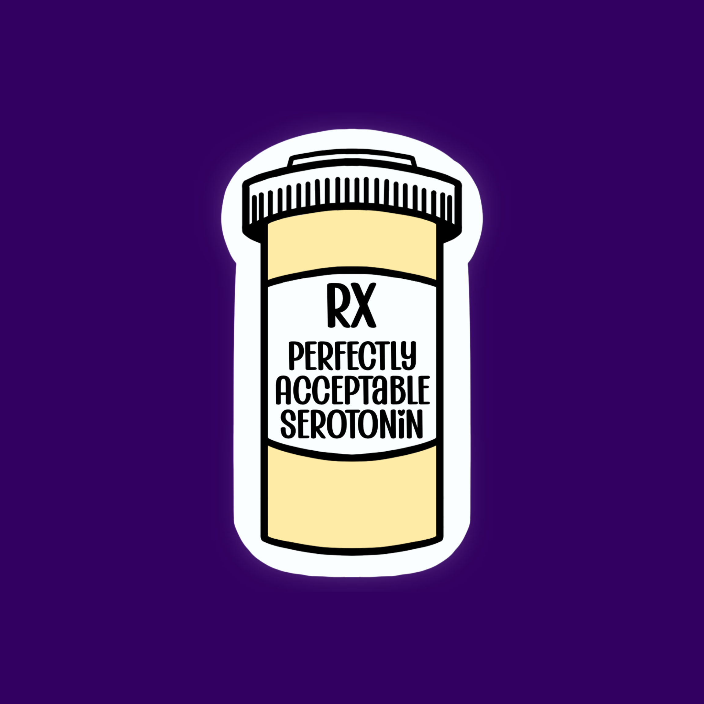 Serotonin Sticker