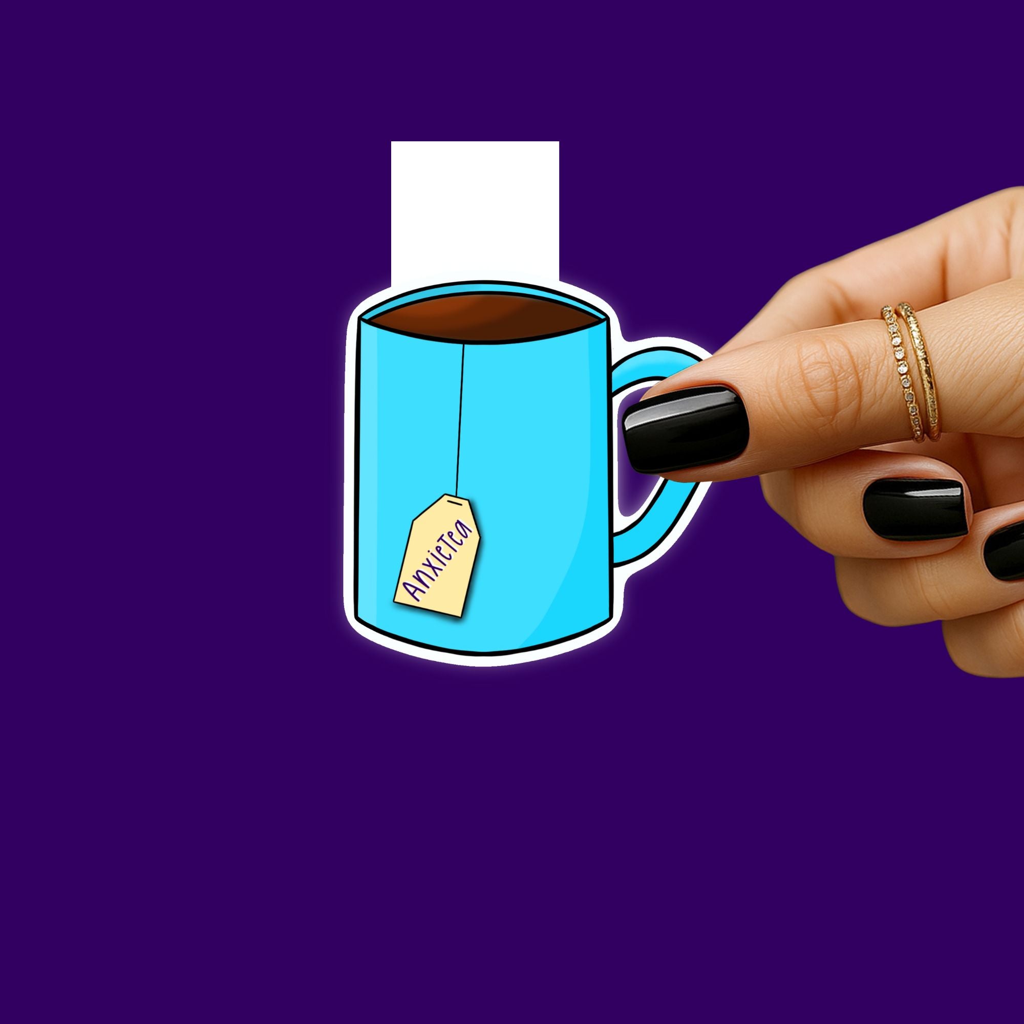 Anxietea Magnetic Bookmark