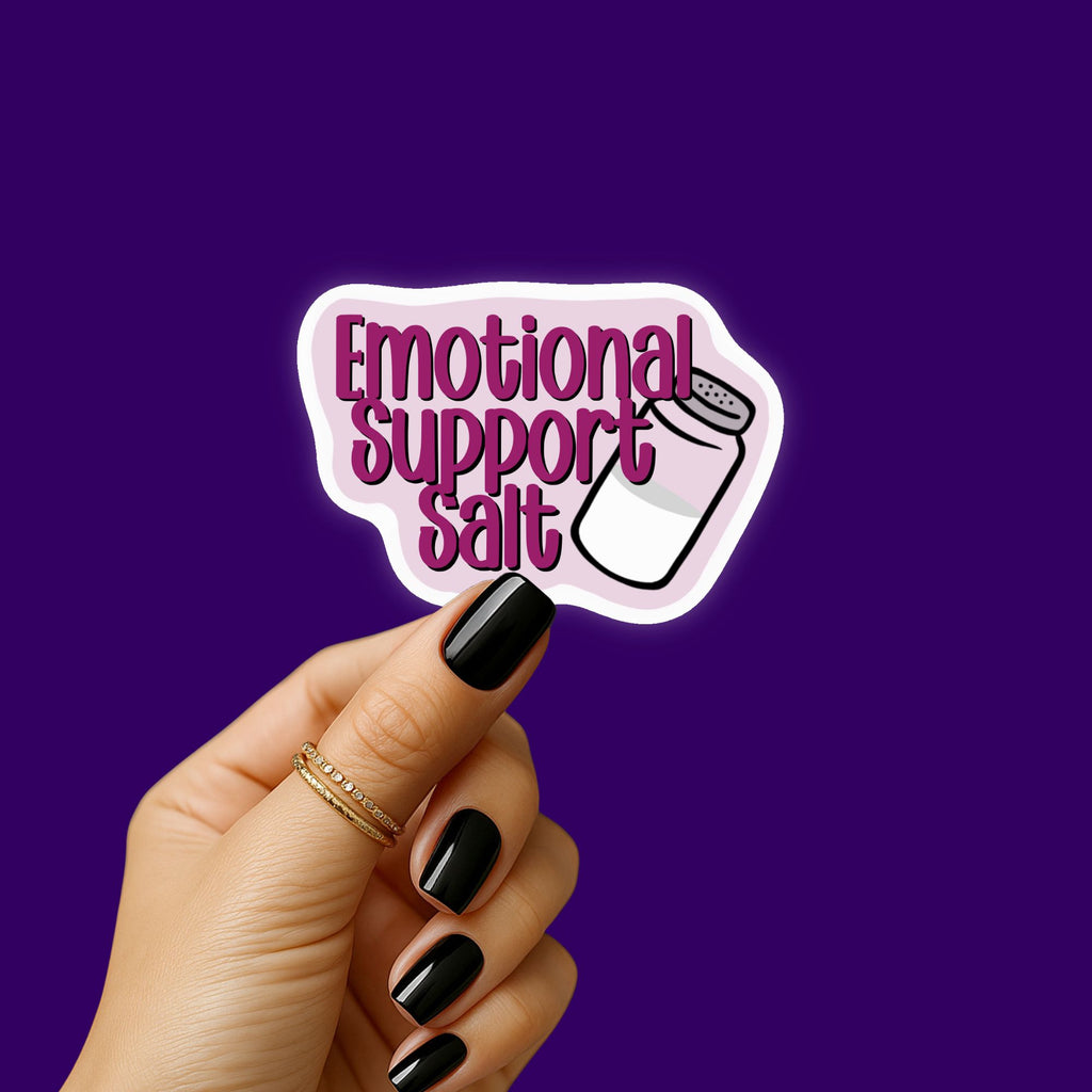 Emotional Support Salt Sticker