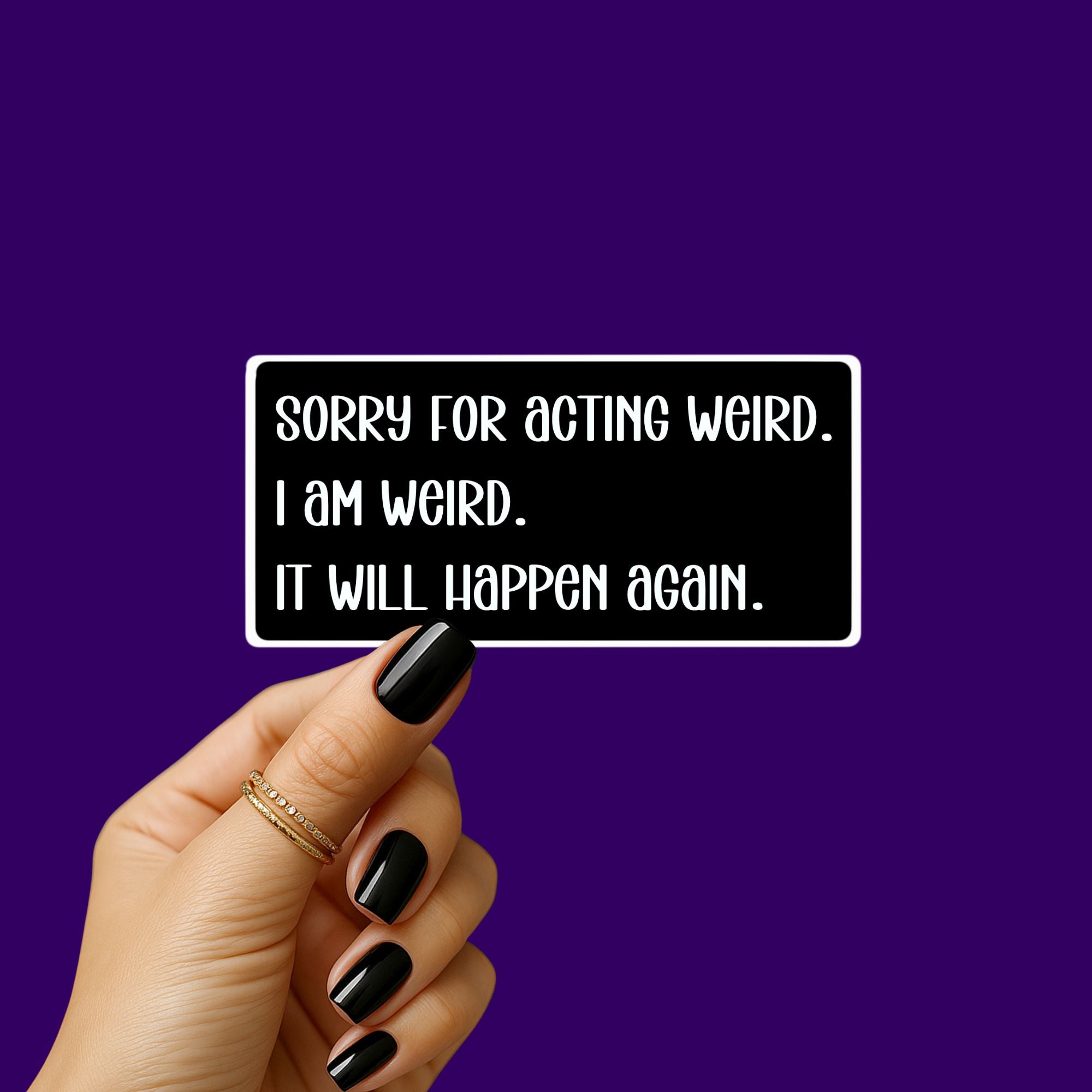 Weird Sticker