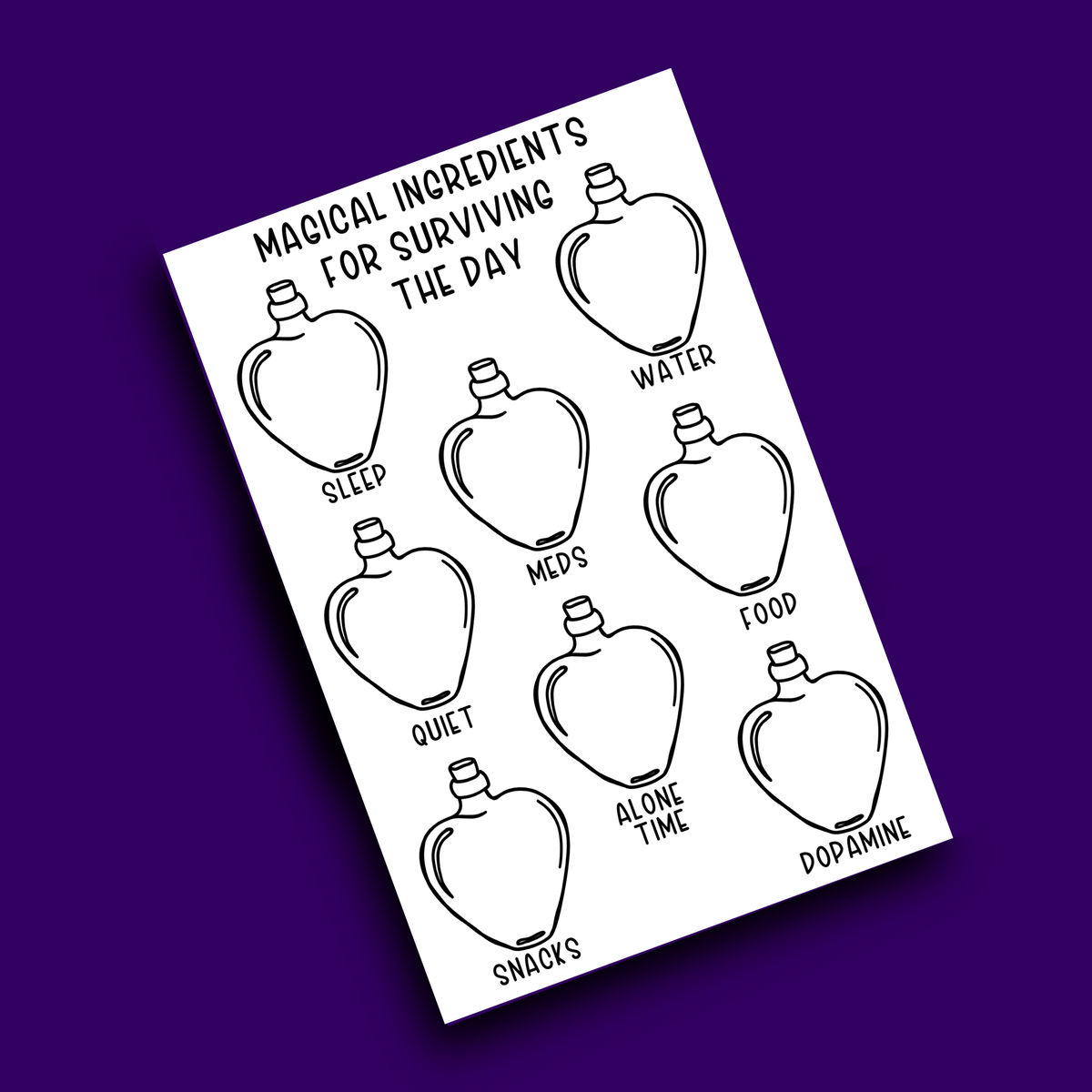 Magical Ingredients Notepad