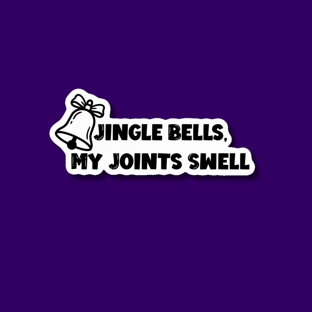 Jingle Bells My Joints Swell Sticker