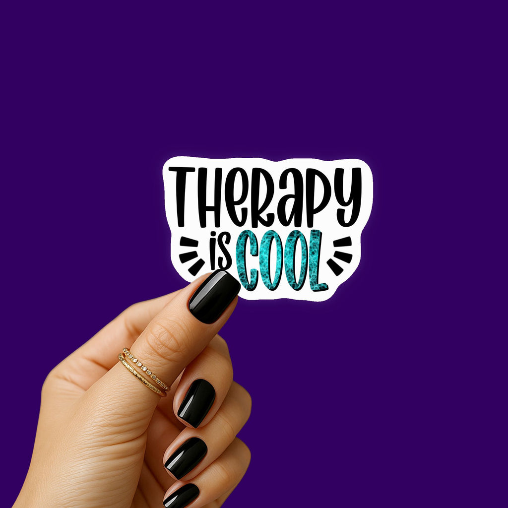 Therapy is Cool Sticker