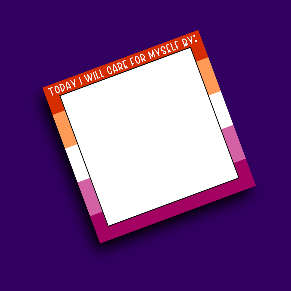 Lesbian Self Care Notepad