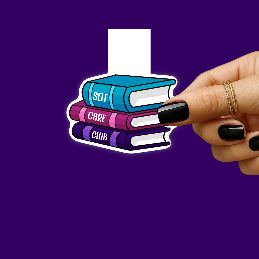 Self Care Book Club Magnetic Bookmark