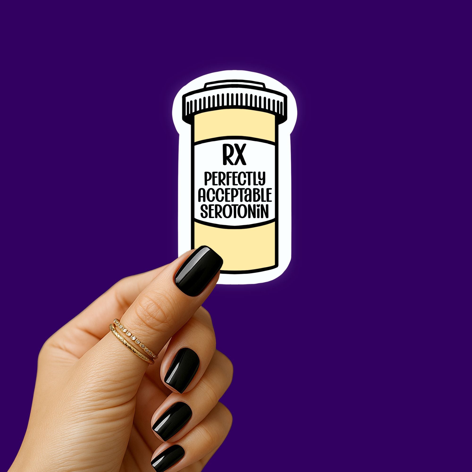 Serotonin Sticker
