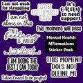 Mental Health Affirmations Sticker Pack