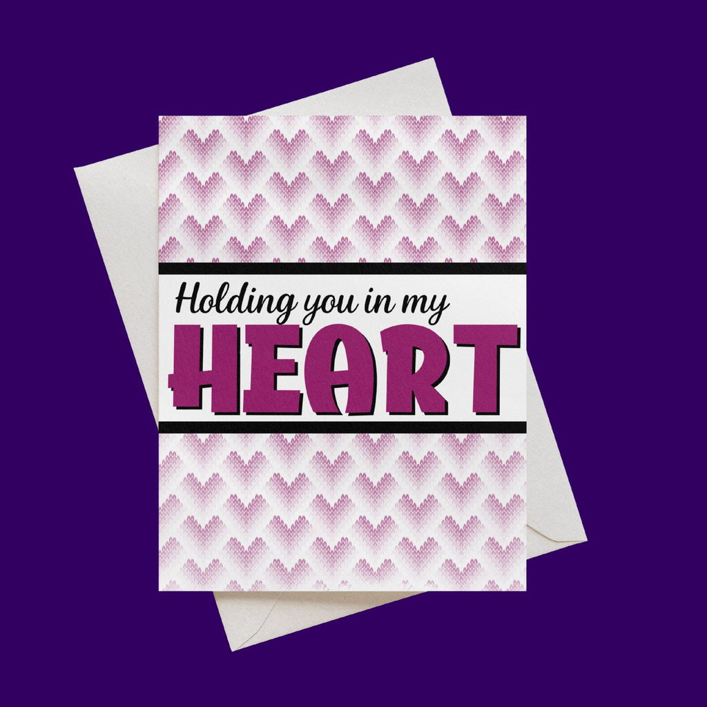Holding You in My Heart Card