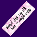 Beautiful Words Bookmark