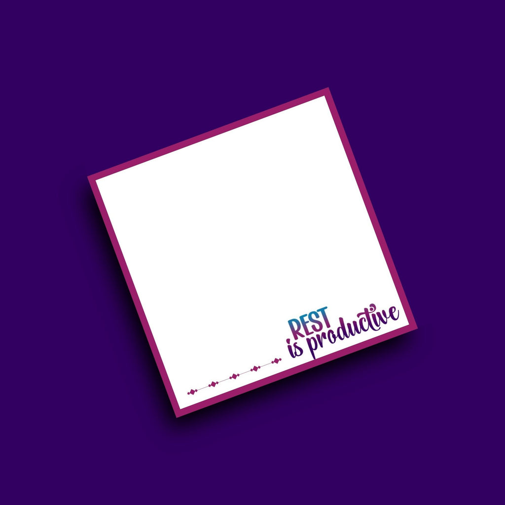 Rest is Productive Notepad