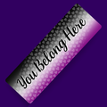 You Belong - Ace Pride Bookmark