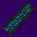 Reading is Resting Bookmark