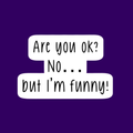 Are You Ok? Sticker