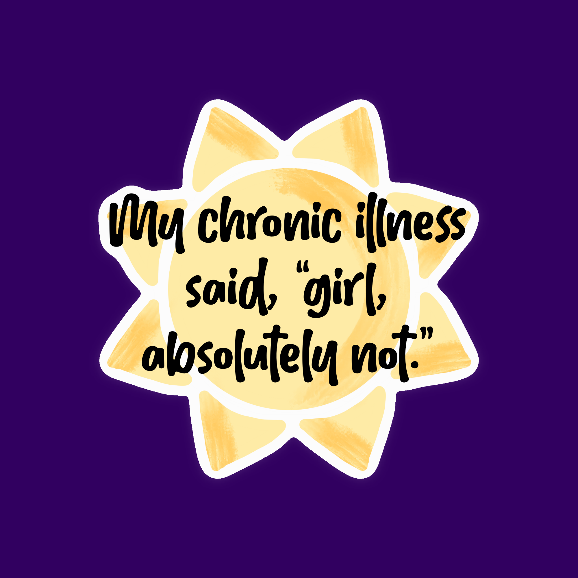 Girl Absolutely Not Sticker