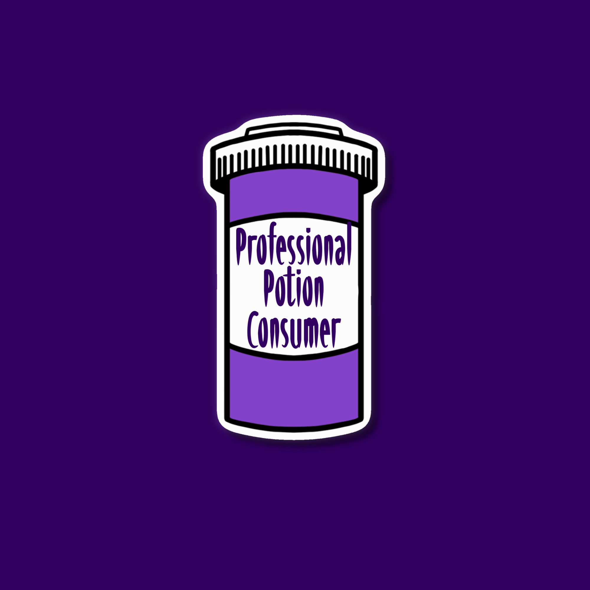 Professional Potion Consumer Sticker