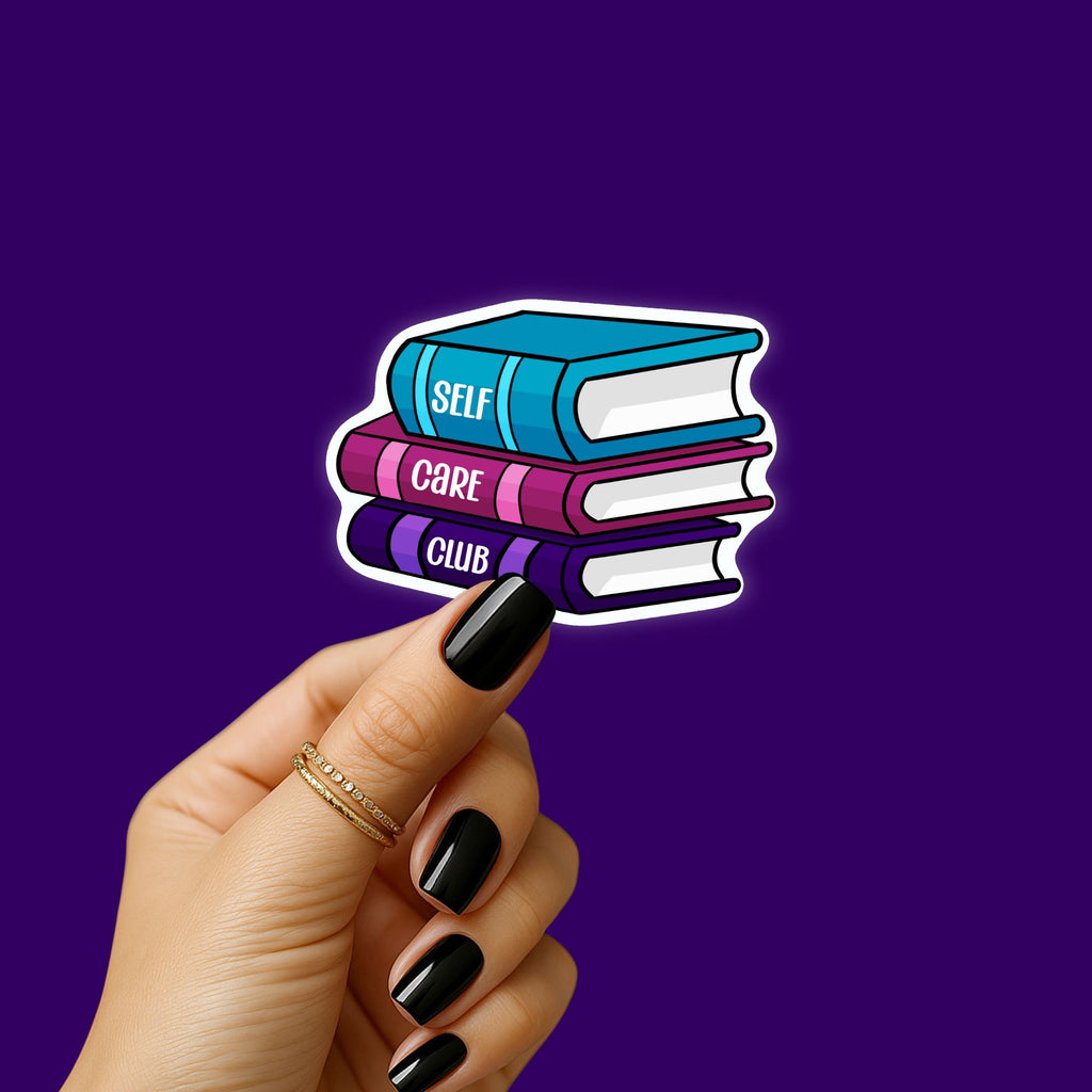 Self Care Book Club Sticker