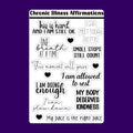 Chronic Illness Affirmation Sticker Sheet