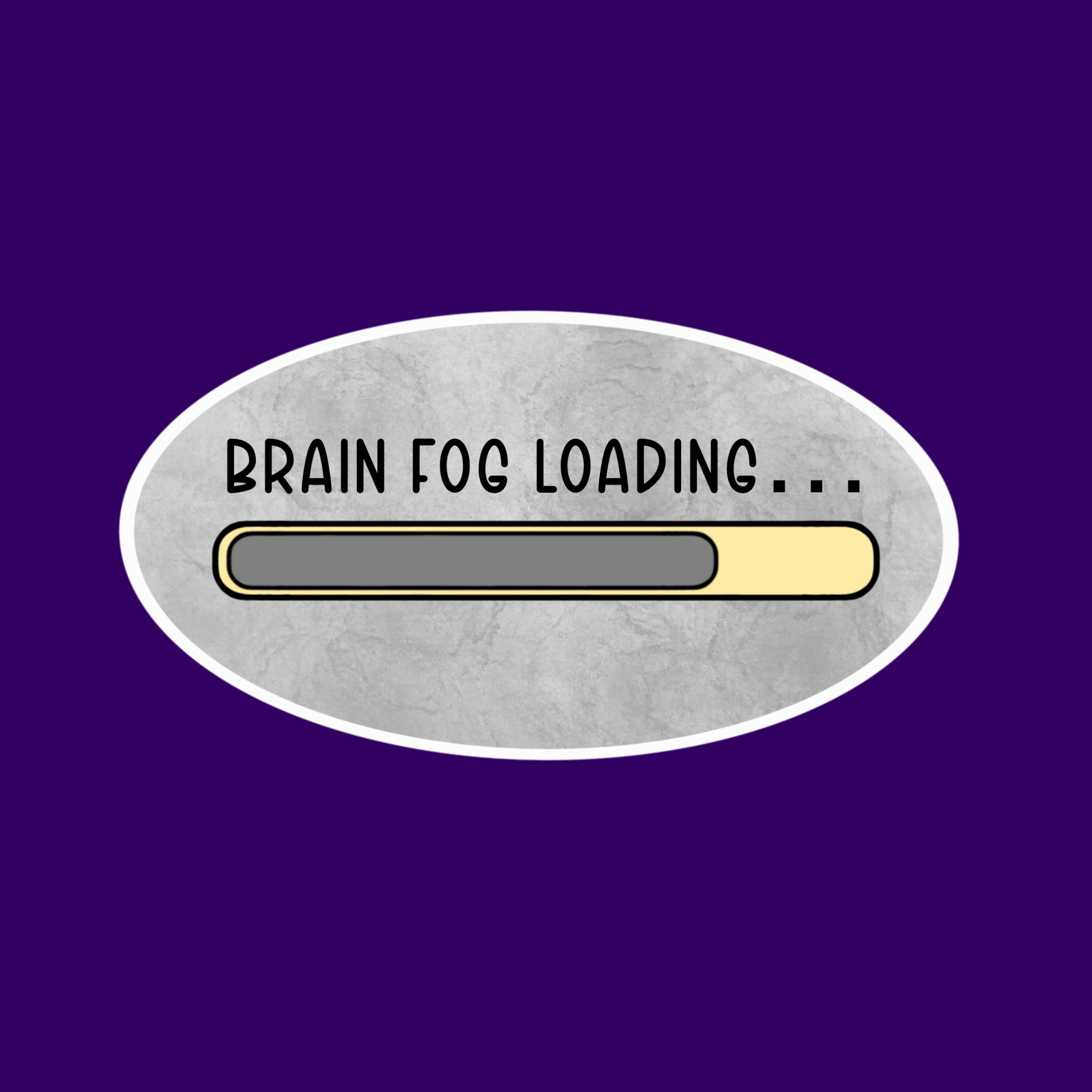 Brain Fog Sticker