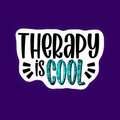 Therapy is Cool Sticker