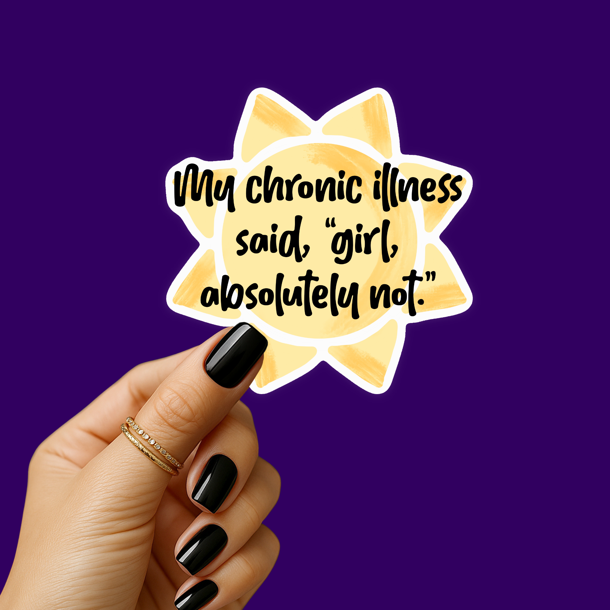 Girl Absolutely Not Sticker