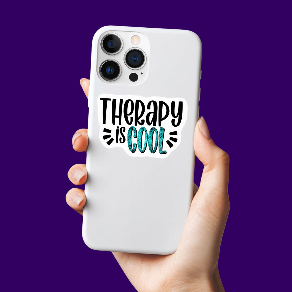 Therapy is Cool Sticker