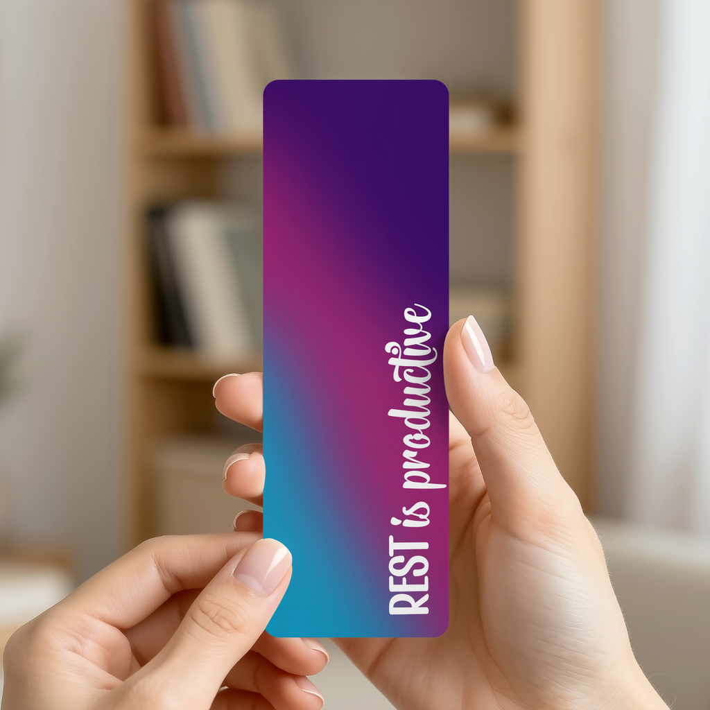 Rest is Productive (Words) Bookmark