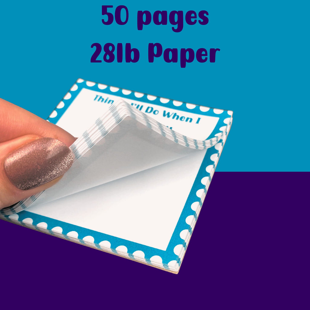 For When I have Energy Notepad