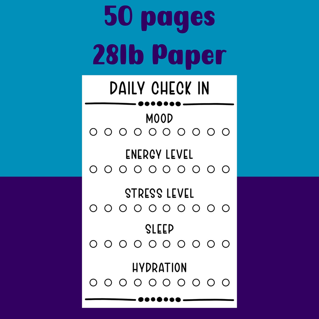 Daily Check In Notepad
