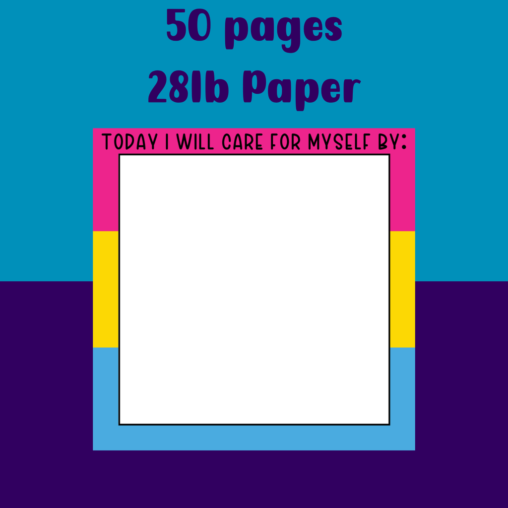 Pan Self Care Notepad