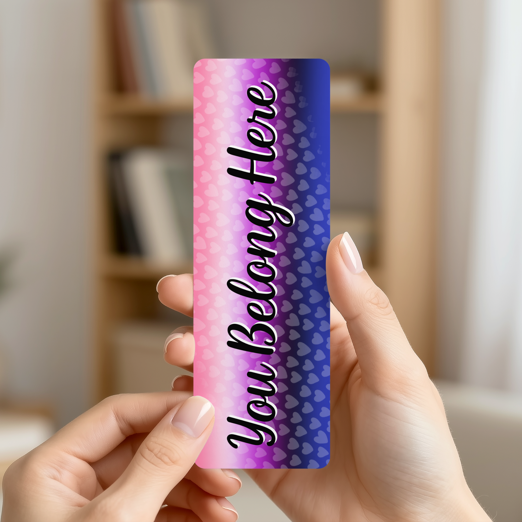 You Belong - Gender Fluid Pride Bookmark