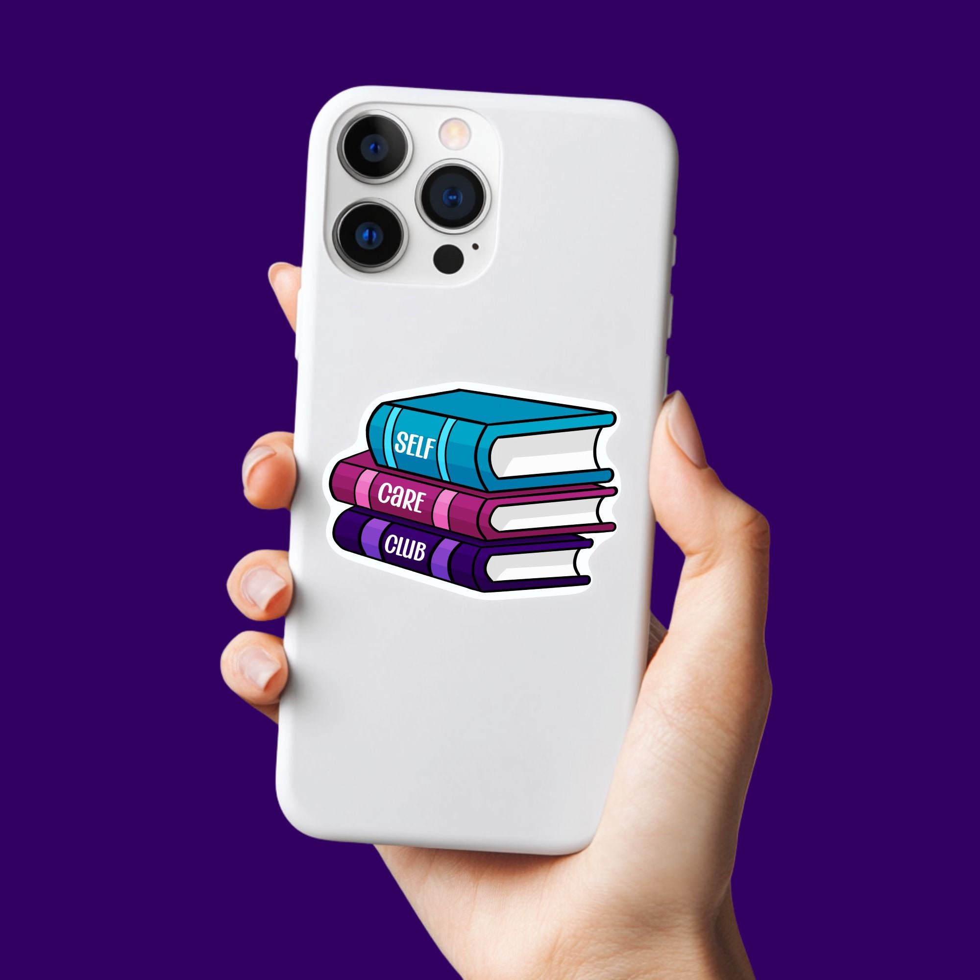 Self Care Book Club Sticker
