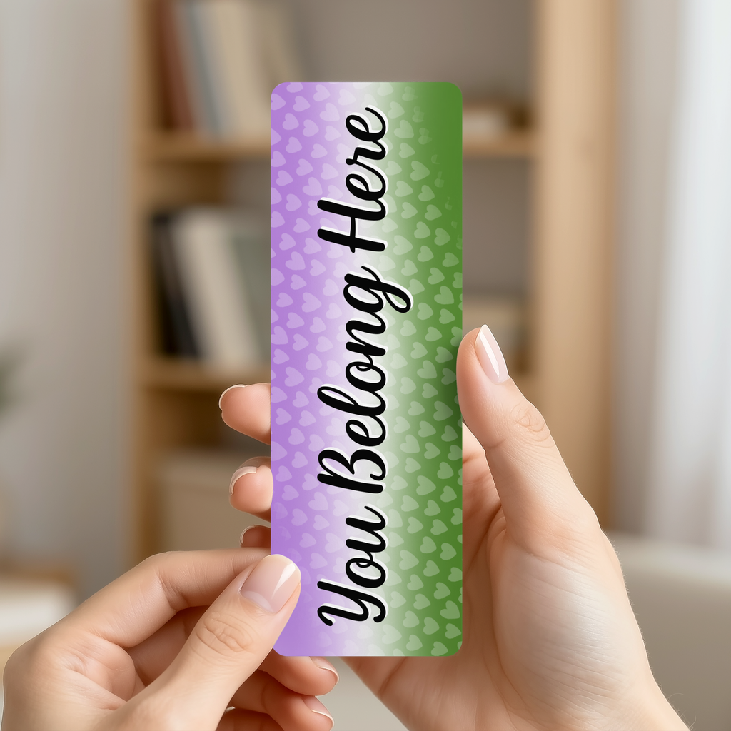 You Belong - Genderqueer Pride Bookmark