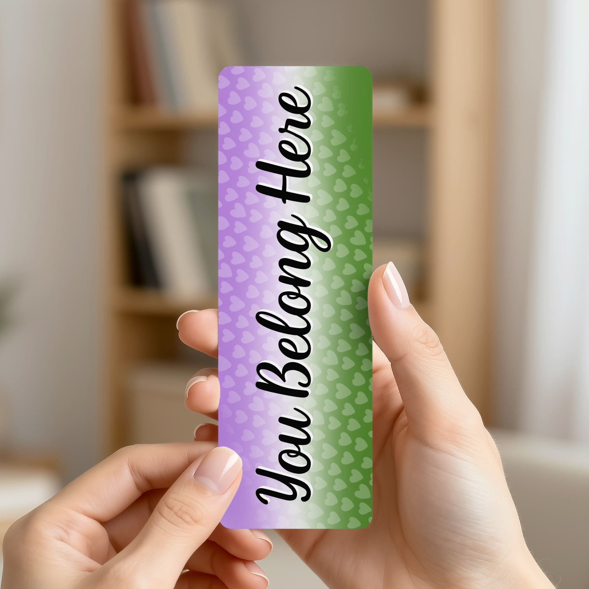 You Belong - Genderqueer Pride Bookmark