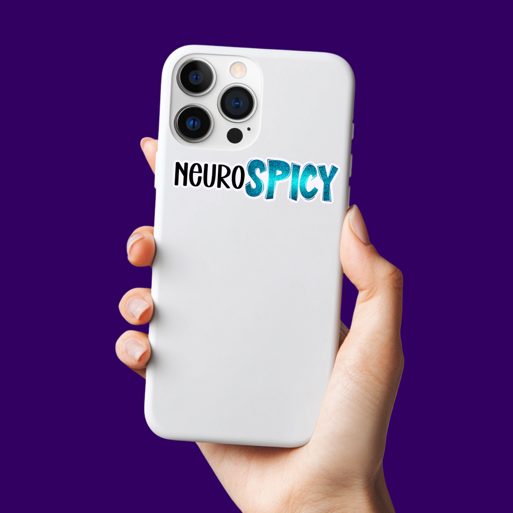 Neurospicy (Blue) Sticker