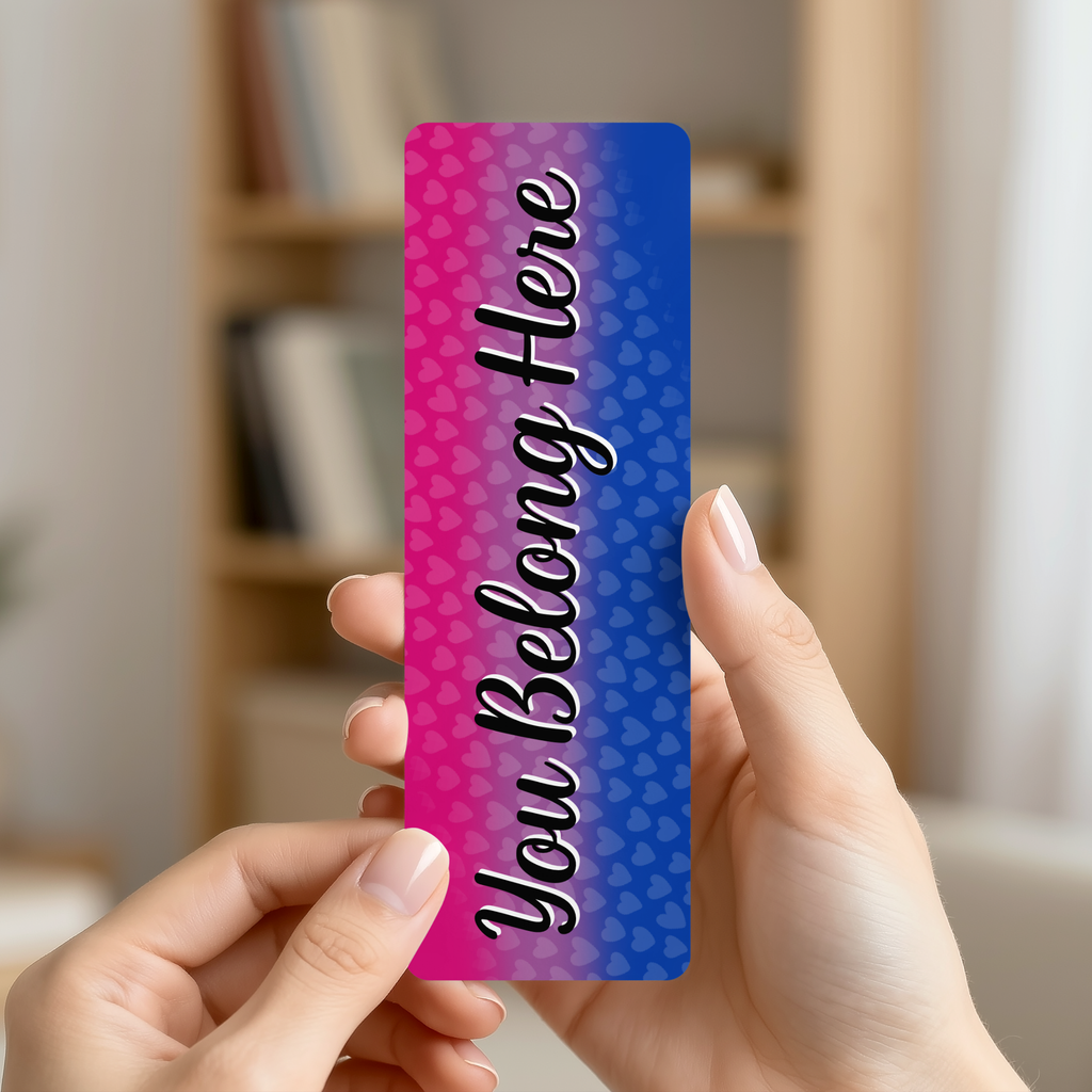 You Belong - Bi Pride Bookmark