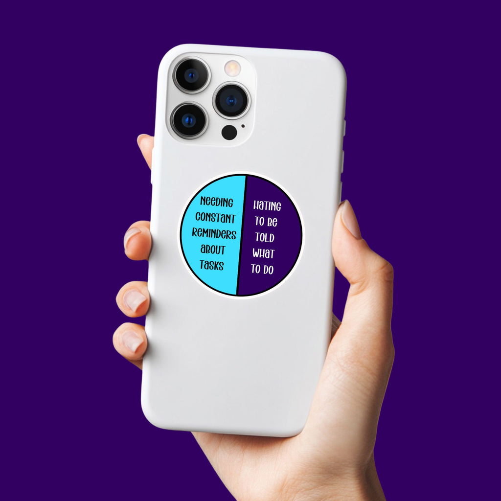 Needing Constant Reminders Sticker