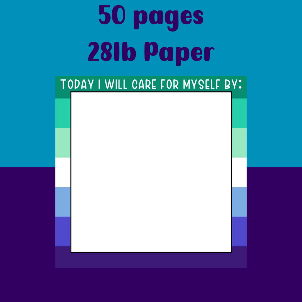 Gay Self Care Notepad