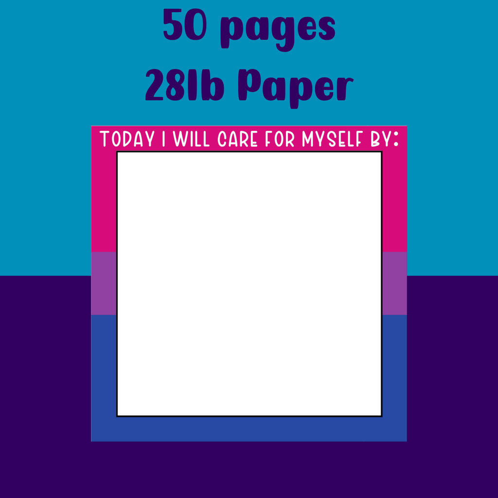 Bi Self Care Notepad