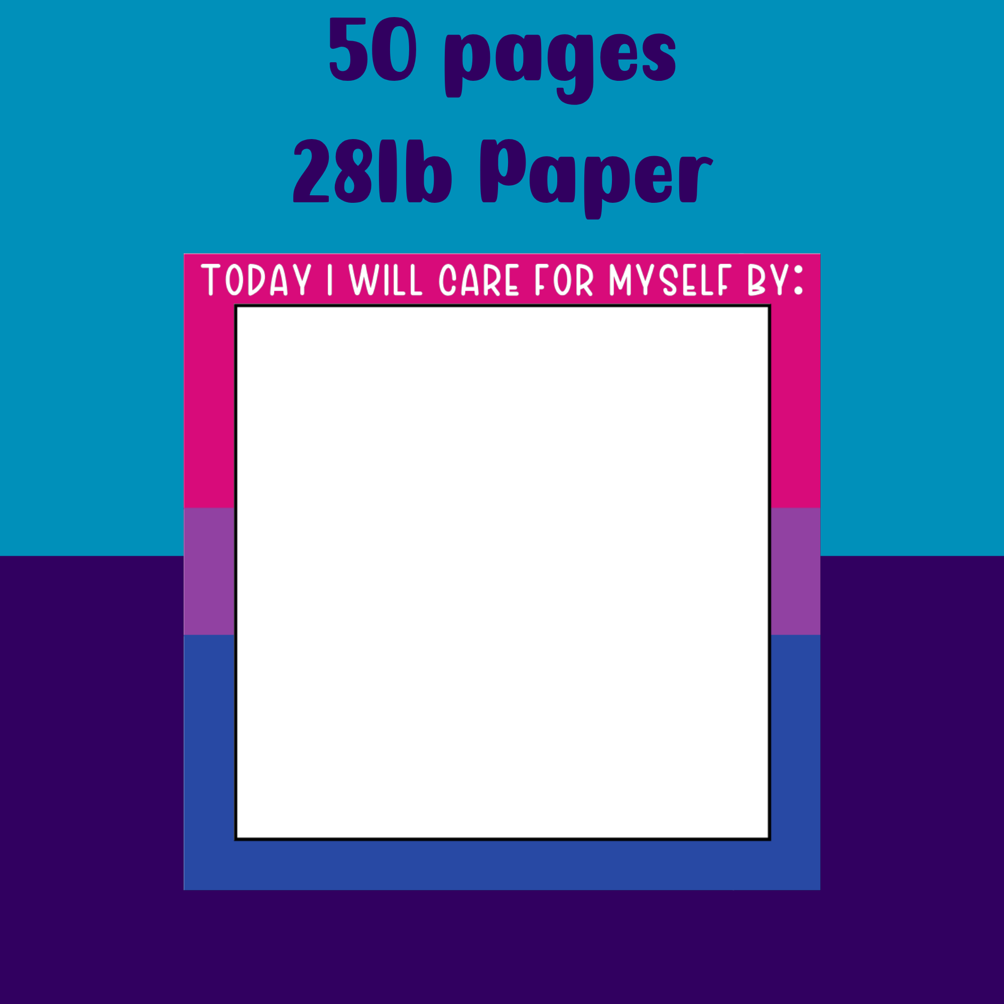 Bi Self Care Notepad