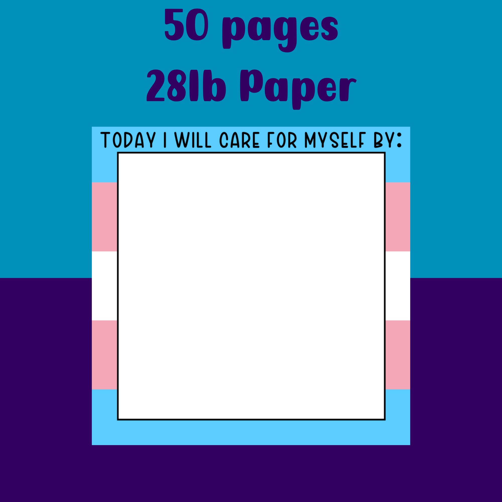 Trans Self Care Notepad