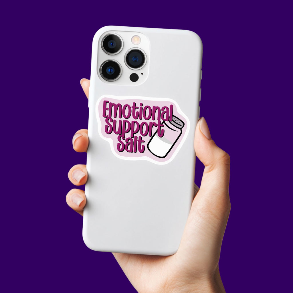 Emotional Support Salt Sticker