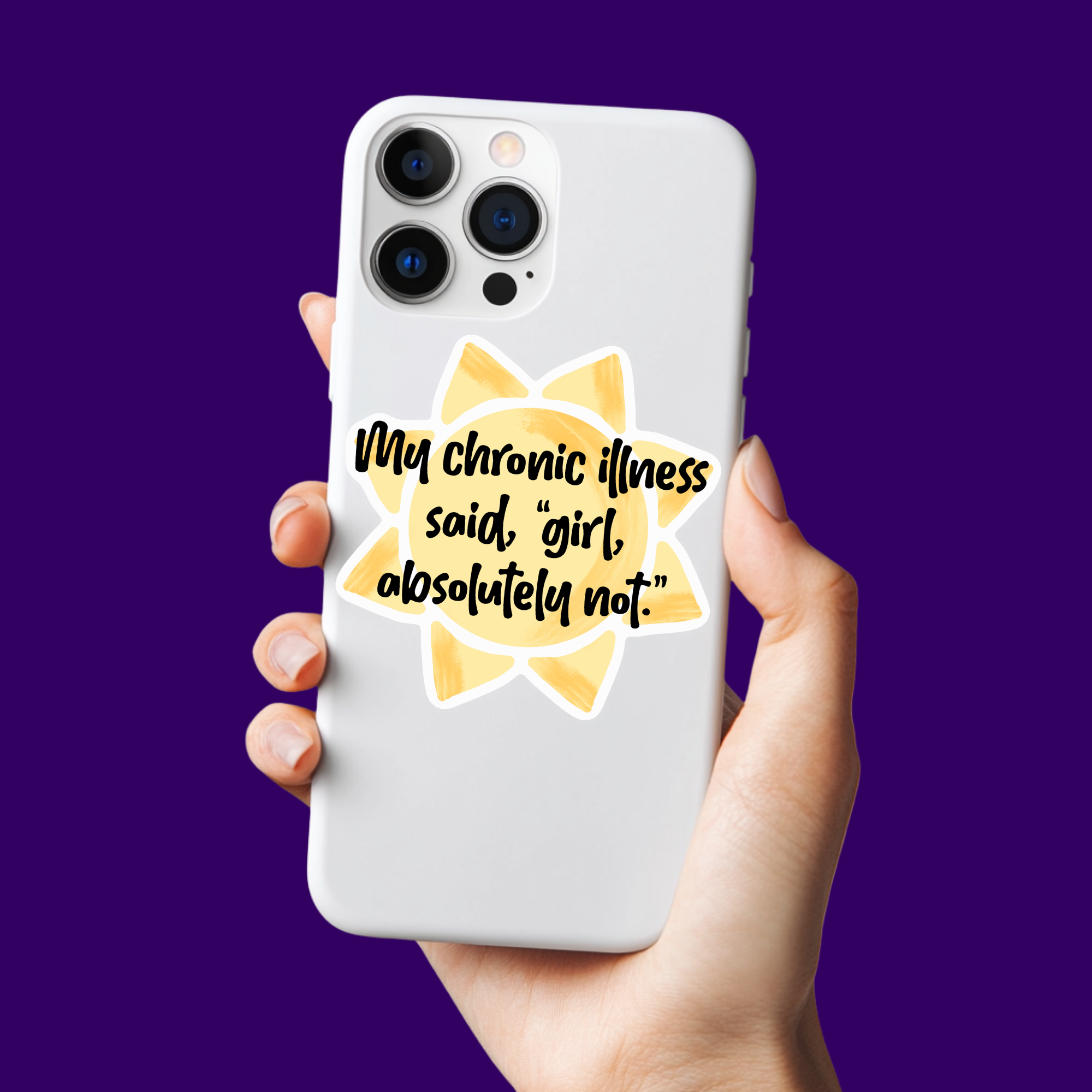 Girl Absolutely Not Sticker