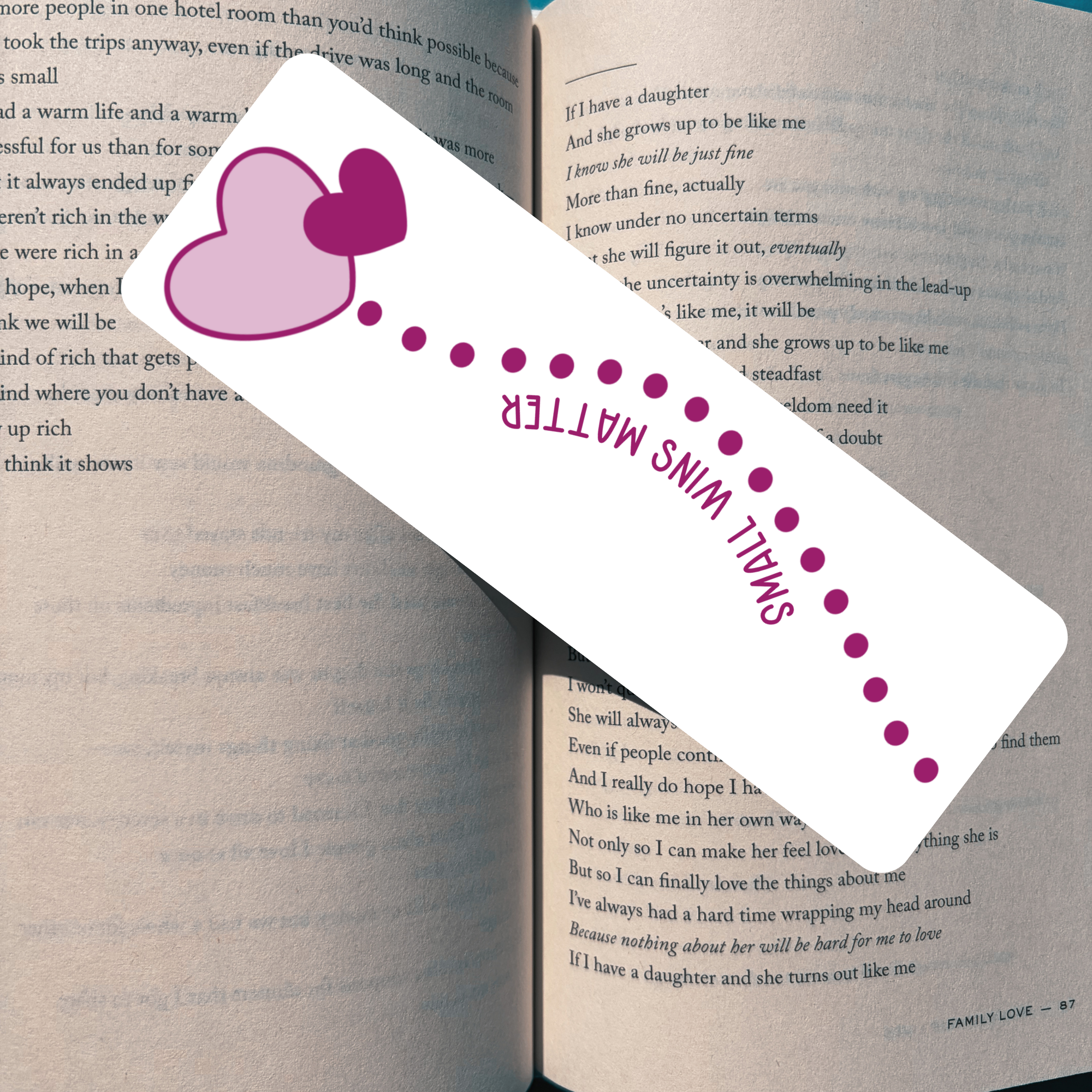 Small Wins Bookmark