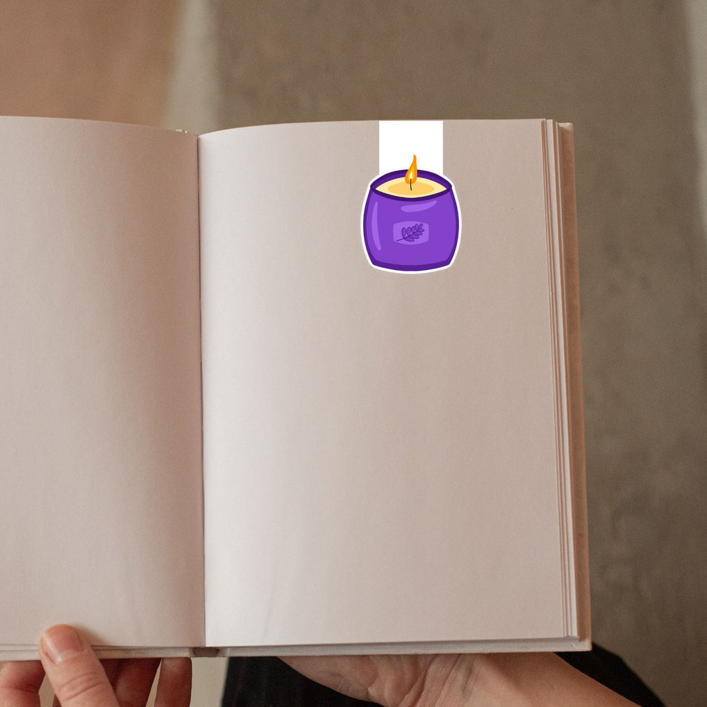 Self Care Candle Magnetic Bookmark