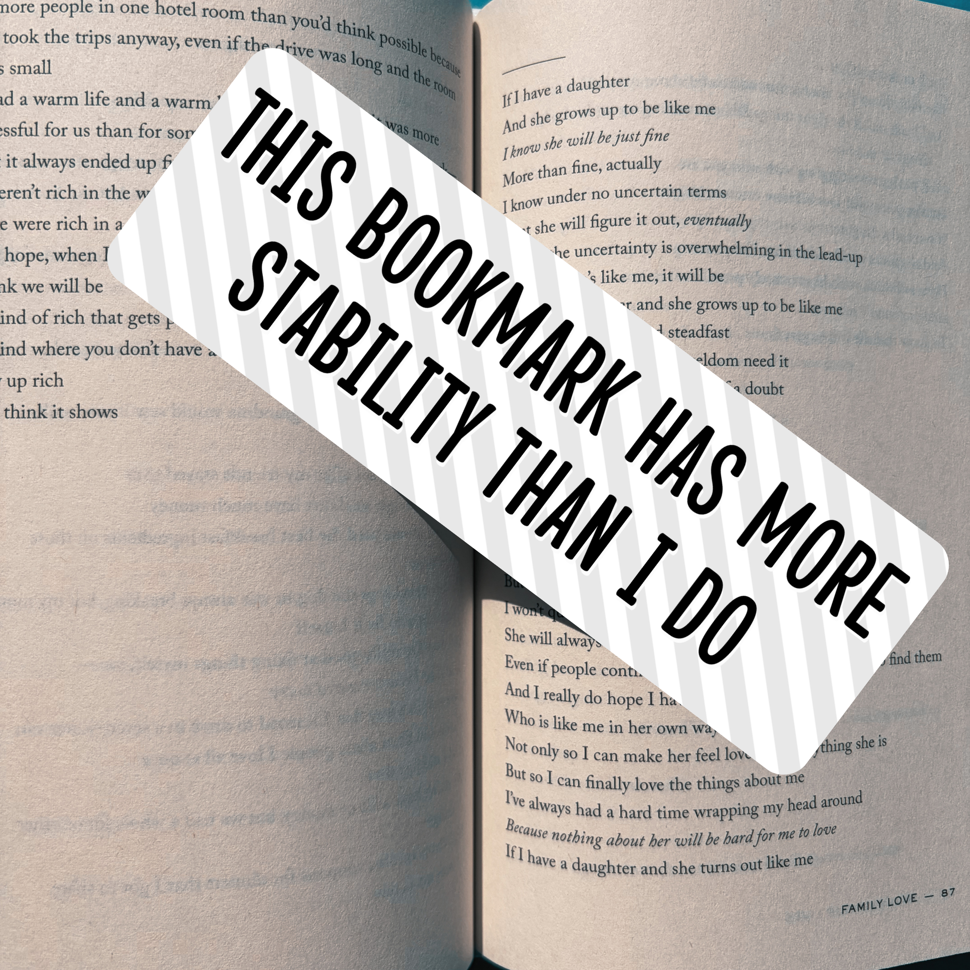 Stability Bookmark