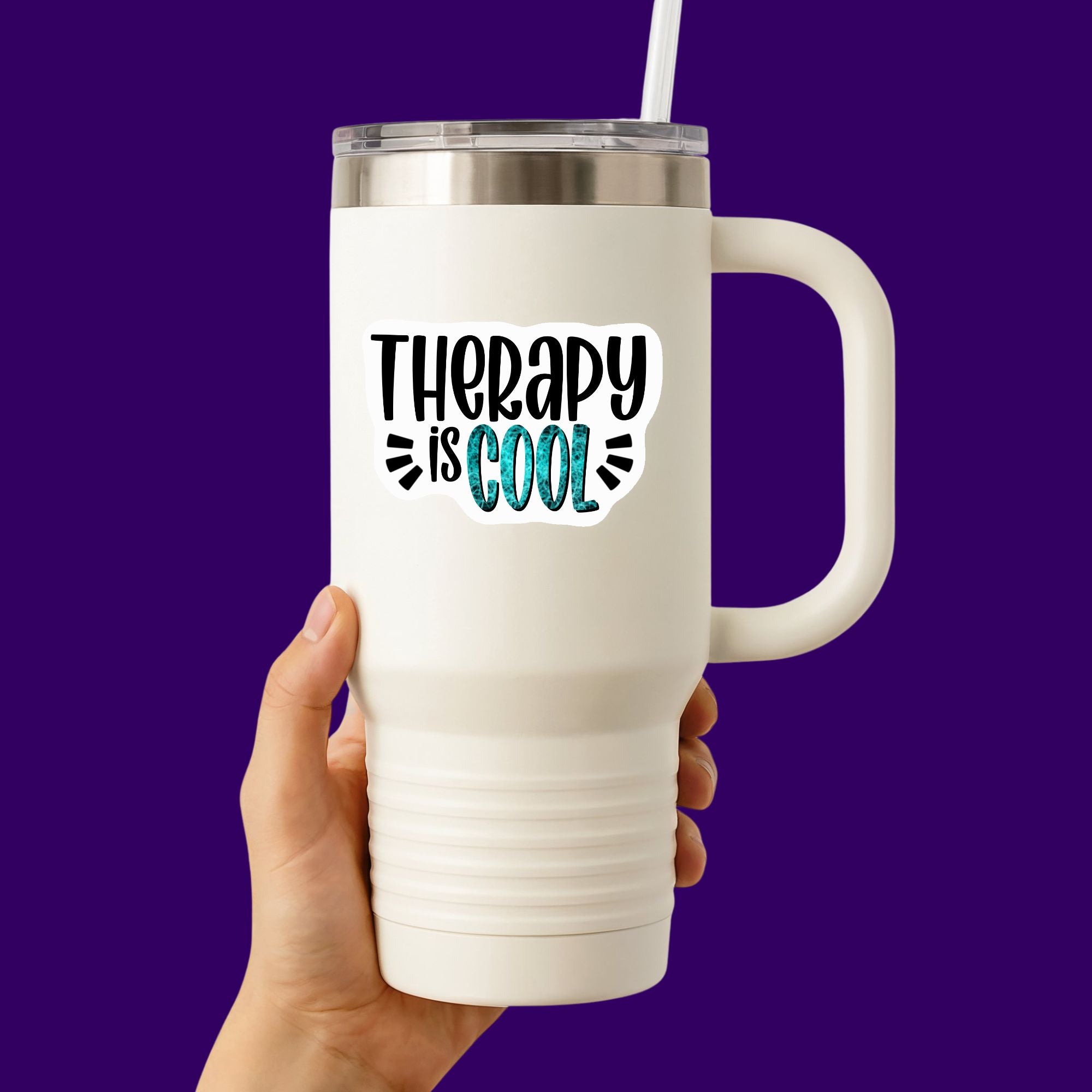 Therapy is Cool Sticker