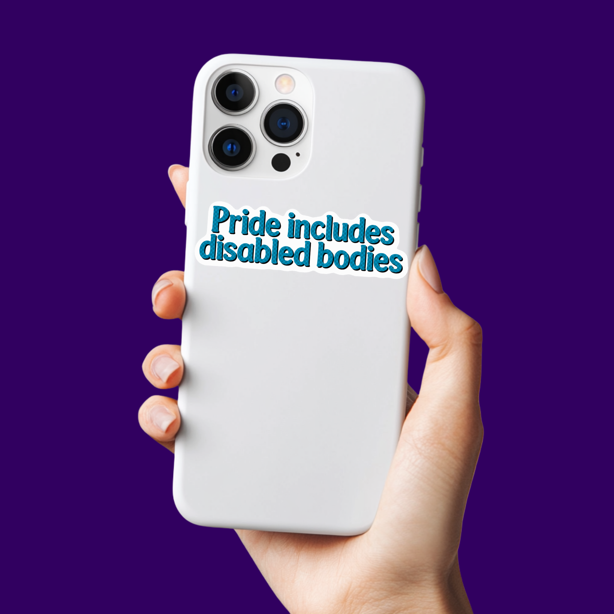 Pride Includes Disabled Bodies Sticer